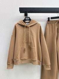 Andrea Logo Embroidered Drawstring Hoodie Set