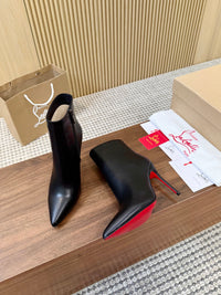 Kate Max Leather Ankle Boots