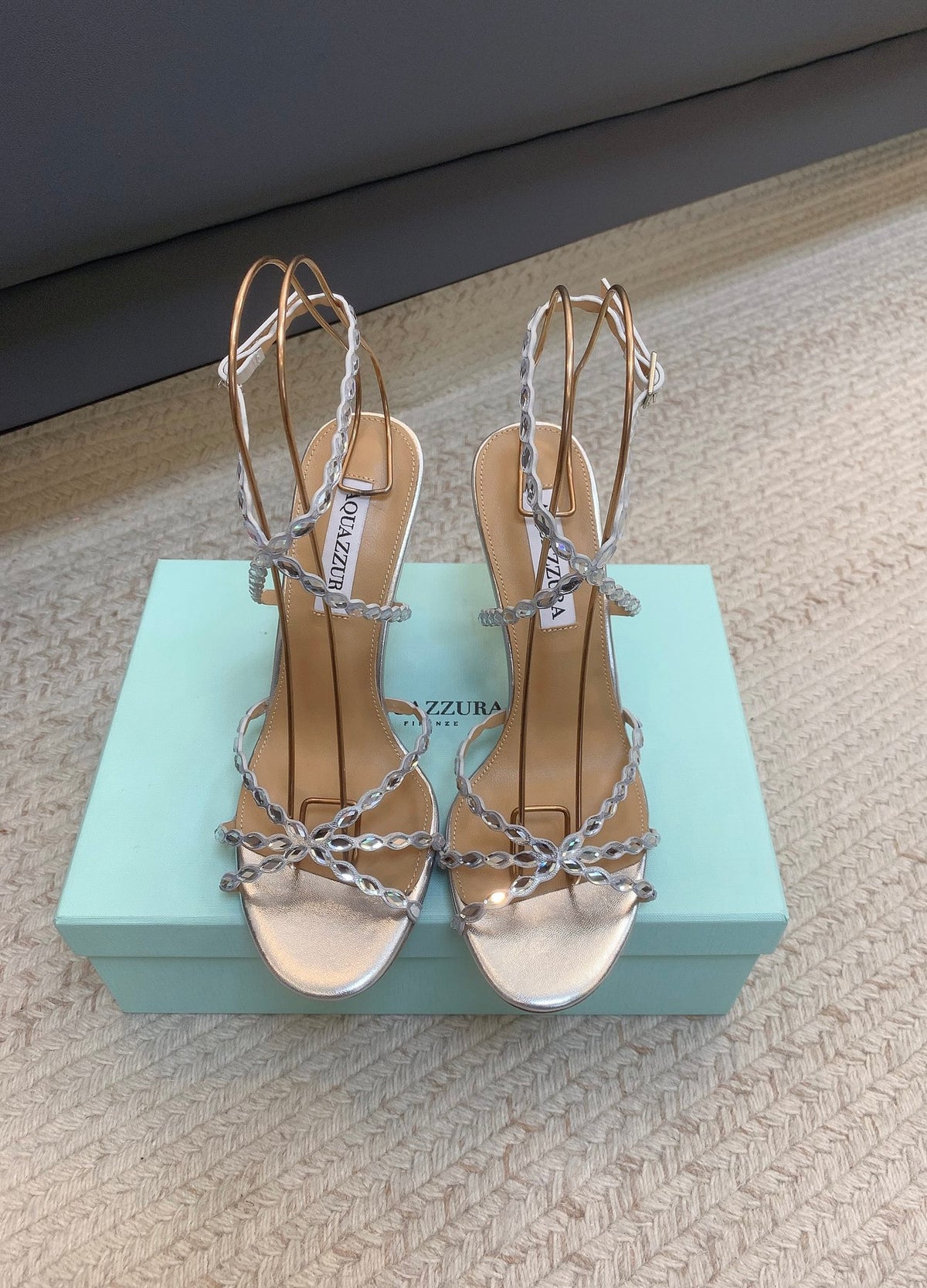 Tequila Embellished Leather Sandals