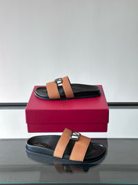 Garavani VLogo Calf Leather Slides