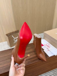 Kate Max Leather Ankle Boots