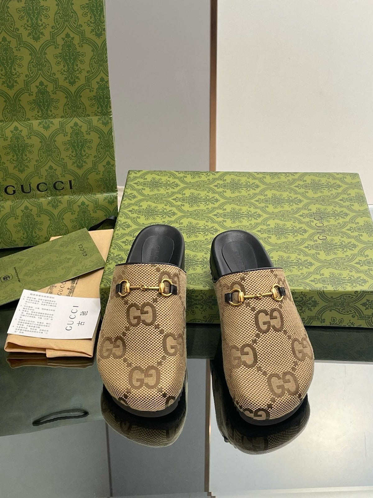 Princetown Supreme Horsebit Slipper Mule