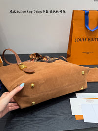 Low Key Suede Tote Bag