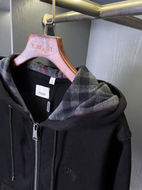 Check Zip Hoodie