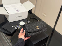 Caviar Trendy Handle Clutch