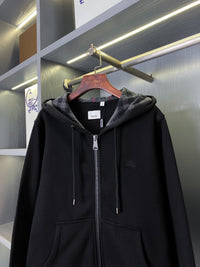 Check Zip Hoodie