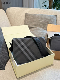 Grid Messenger Bag