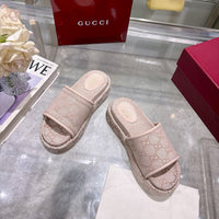 Angelina Platform Slide Sandals