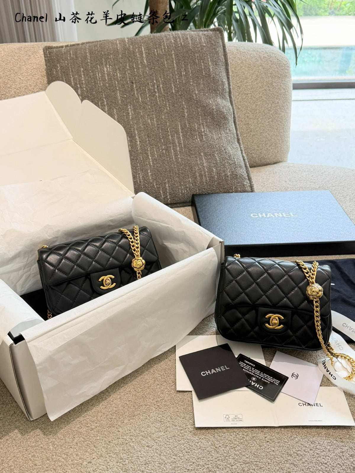 Mini Classic Flap Bag Lambskin
