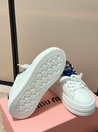 Lace-Up Platform Sneakers