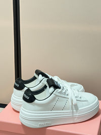 Lace-Up Platform Sneakers