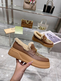 Platform Slip-On Loafers