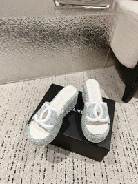 Platform Slide Sandals