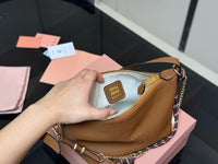 Nappa Leather Pouch Bag