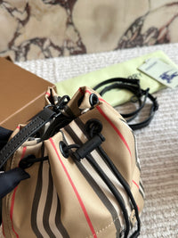 Icon Stripe Nylon Drawcord Pouch