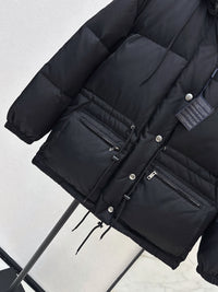 26S Re-Nylon Hooded Down Jacket