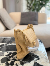 22 Raffia Shoulder Bag