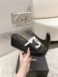 Platform Slide Sandals