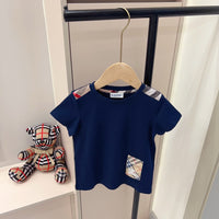 Pocket Tee & Check Shorts Set