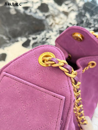 Suede Hobo Bag