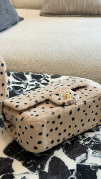 Dalmatian Print Pony Flap bag