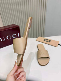 Interlocking Leather Sandals