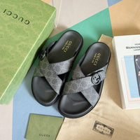 Double Strap Slide Sandals