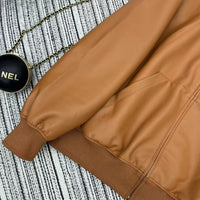 26S Nappa Leather Hoodie