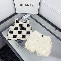 Crochet Knit Two-Piece Set