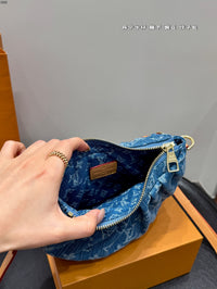 Denim Dumpling Bag