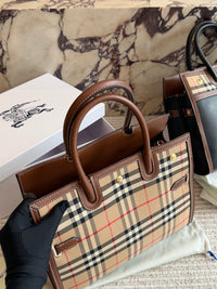 Vintage Check Two Handle Title Bag