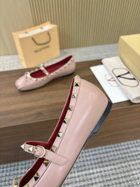 Garavani Mary Jane Rockstud Ballerinas