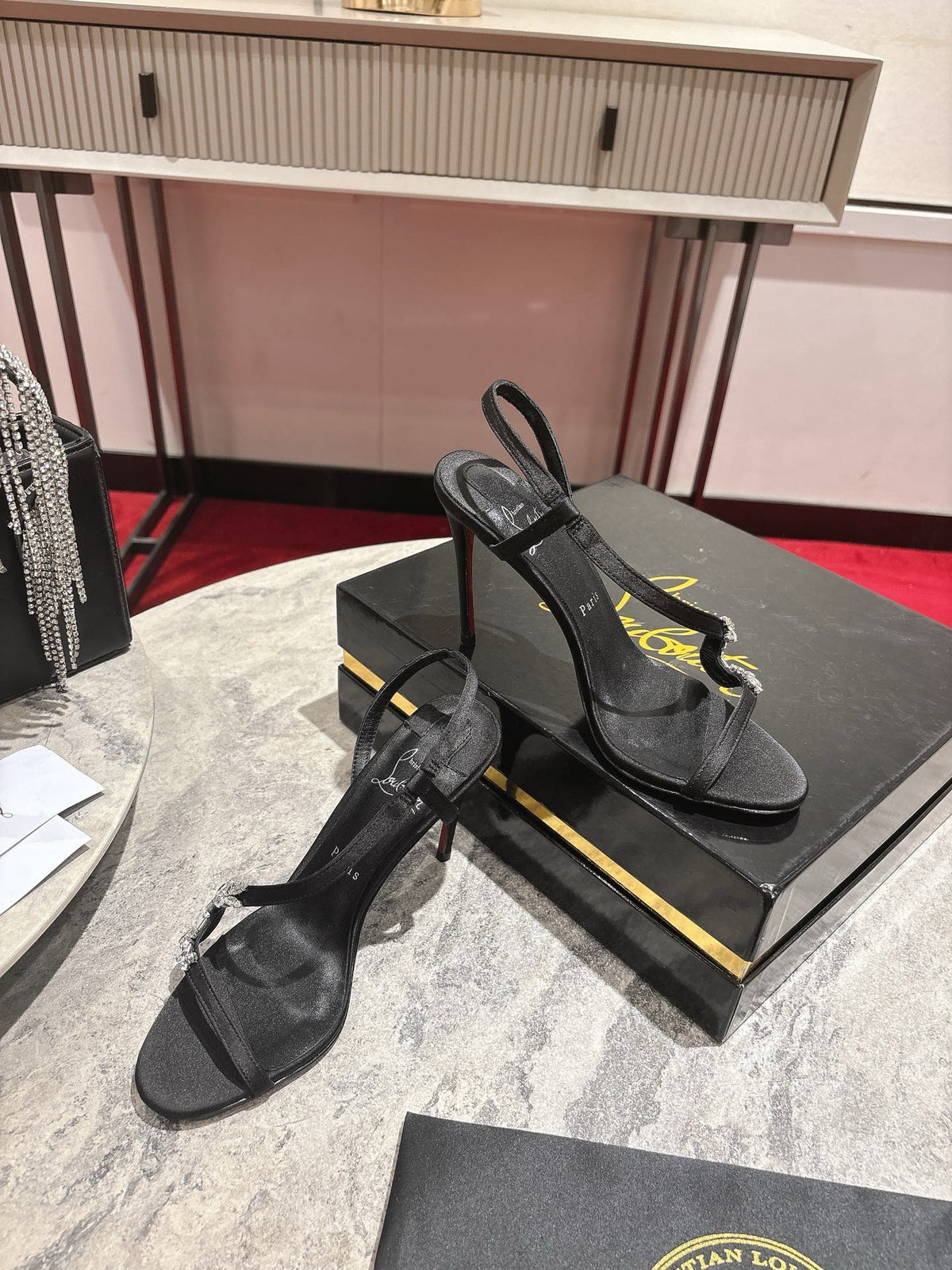 Rosalie Strass Sandals