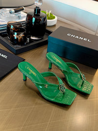 Camellia Thong Mules