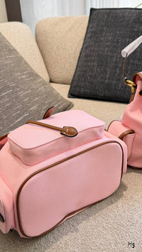 Canvas Leather Backpack