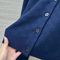Fine Fabric Jacquard Cardigan