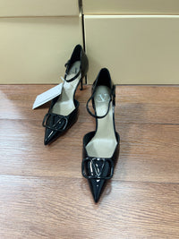 Signature D'Orsay Patent Leather Pumps