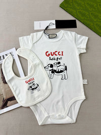 Puppy Bodysuit & Bib Set