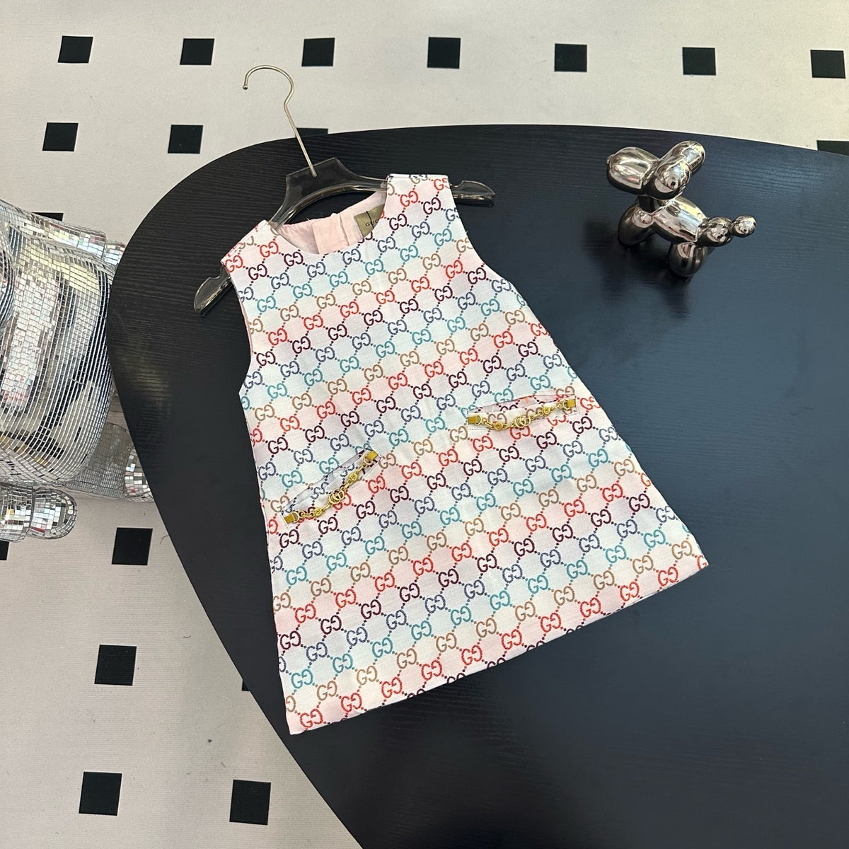 Rainbow Sleeveless Dress
