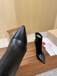 Kate Max Leather Ankle Boots