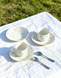 Maison Cabinet de Curiosités Porcelain Coffee Cup & Saucer Set