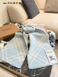 Check Wool Scarf