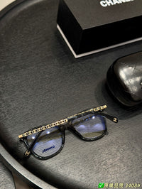 3408-Q-A Chain Detail Cat-Eye Optical Glasses