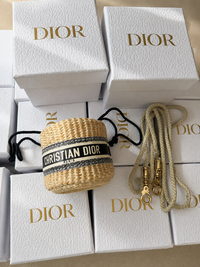 Raffia Mini Bucket Bag VIP Gift