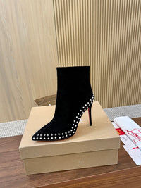 Kate Max Suede Ankle Boots