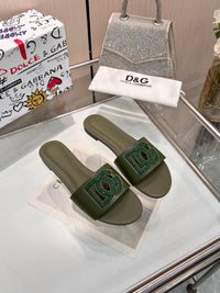 Bianca Leather Slides