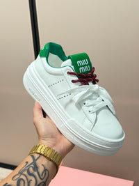 Lace-Up Platform Sneakers