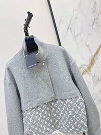 26S Monogram Accent Zip-Up Jacket