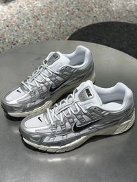 Nike P-6000 White Silver Black