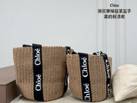 Woody Raffia Bag